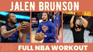 Jalen Brunson Full NBA Footwork/Layups/Handles Workout - Watch This Compilation & Become Perfect PG