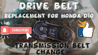 Honda dio drive belt change  | transmission belt change  | Scotty drive belt replacement at home |