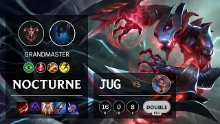 Nocturne Jungle vs Lillia - BR Grandmaster Patch 10.22