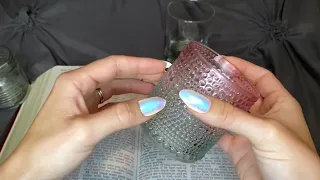 ASMR Whispered Bible Reading | Luke 15 & 16 with Glass Tapping