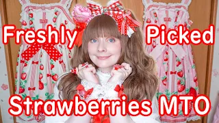 Angelic Pretty's Freshly Picked Strawberries Made-To-Order JSK, Headbow, and OTKs Review
