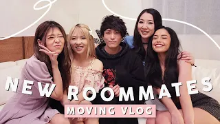 i moved in with valkyrae, fuslie, sykkuno, and miyoung | moving vlog