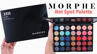Morphe 35H Hot Spot Eyeshadow Palette Review + Swatches