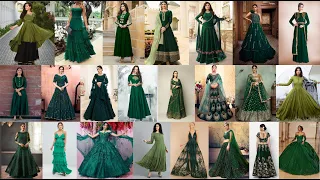 💚Green Suit Ka Design | Dark Green Party Wear Dresses