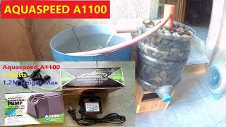 Aquaspeed A1100 Submersible Pump 7 Watts Unboxing - Backyard Tilapia Breeding | Cheap Aquarium Setup