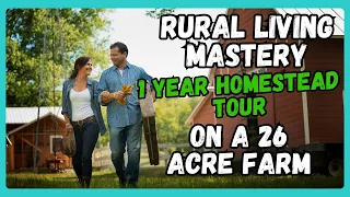 Rural Living Mastery: 1 Year Homestead Tour on a 26 Acre Farm