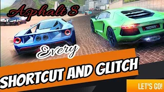 Asphalt 8 | Every Shortcut's and Glitches 😱✅