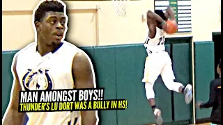 Thunder's Lu Dort Was a MAN AMONG BOYS In High School.. BULLYING Defenders In RARE UNSEEN Footage!