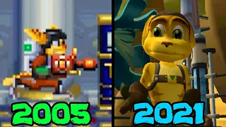 Evolution of Ratchet and Clank Games on Handheld Consoles (2005 - 2021)