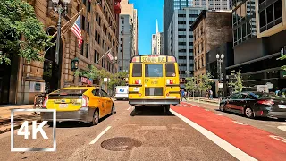 4K Driving in Downtown Chicago - Rush Hour - The Loop - HDR - USA - 2023