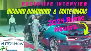 Exclusive Private Interview l Richard Hammond & Mate Rimac Talk 2024 Rimac Nevera - #Autoshowca