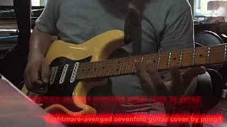 nightmare avanged sevenfold guitar cover by pongit