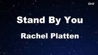 Stand By You - Rachel Platten Karaoke【Guide Melody】