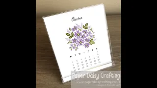 CD Case 2023 calendar - October - with Bottled Happiness