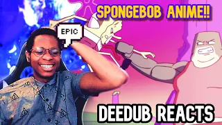 THIS IS LENGENDAY! SpongeBob Anime Ep #1: Bubble Bass Arc (Original Animation) Reaction!!