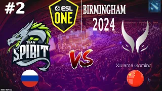 ДРАЛИСЬ ДО ПОСЛЕДНЕГО! | Spirit vs Xtreme #2 (BO2) ESL One Birmingham 2024
