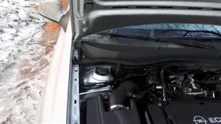 Звук работы двигателя Z18XER на Opel Astra H AT