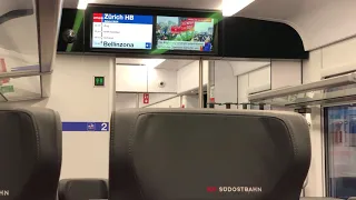 SOB Schweizerische Südostbahn | Treno Gottardo - Ansage