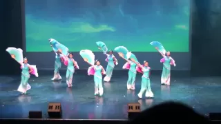 Beautiful Chinese Fan Dance - Flying Kites 放风筝 - Colours of Dance at the River Rock Theatre