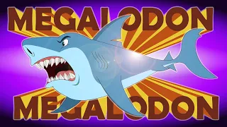 Megalodon Song - Giant Shark Song - Prehistorica by Howdytoons