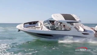 Sea Ray SLX 350 OB (2017-) Test Video- By BoatTEST.com