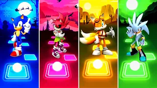 Sonic Speed 🆚 Amy Rose Exe 🆚 Tails Sonic 🆚 Silver Sonic | Sonic Team Sonic EDM Rush