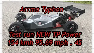 Arrma Typhon mit NEW TP-Power . 154 kmh / 95.69 mph