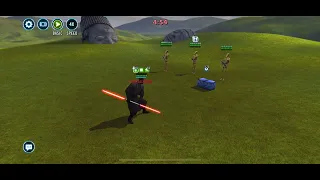 Auto Basic 300+ B1 Kills with Darth Maul in Conquest SWGOH