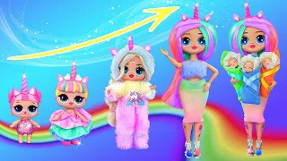 Rainbow Unicorn Growing Up / 10 Ideas for LOL