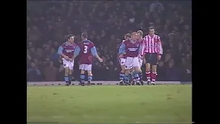 West Ham 2-1 Southampton 16th December 1995