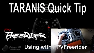 FrSky TARANIS Quick Tip - FPVFreerider setup for Windows (FPV simulator)