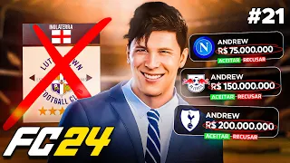 MEU NOVO CLUBE ou FICAREI no LUTON? MODO CARREIRA JOGADOR FC 24 #21