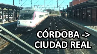 Cab Ride - Rail View AVE 112 Train from CÓRDOBA to CIUDAD REAL