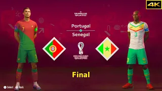 FIFA 23 | PORTUGAL vs. SENEGAL | RONALDO vs. KOULIBALY | FIFA WORLD CUP FINAL | [4K]