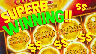 WITNESS THE MAGNIFICENCE!! VegasLowRoller on Red Phoenix and Fortune Streak Slot Machine!!