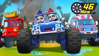 Super Monster Truck Rescue Team | Monster Truck | Kids Song | BabyBus - Cars World