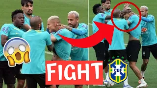 Vini Jr & Richarlison FIGHT In Brazil Training 😱