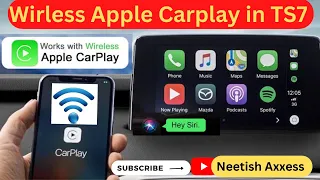 How to Connect & Use Apple Carplay in TS7 Android Car stereo.Wireless Carplay connection with Tlink5