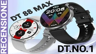 DT.No.1 Recensione completa smartwatch DT88 Max  AMOLED, controllo dei gesti, chiamate Bluetooth