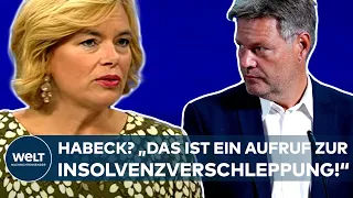 JULIA KLÖCKNER: Habeck-Äußerung ist „Aufruf zur Insolvenzverschleppung“ I WELT Interview