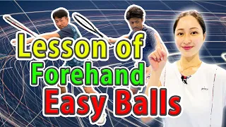 [Tennis] How to Hit Easy Balls on the Forehand. ATP Pro's Lesson for the Powerful Forehand.