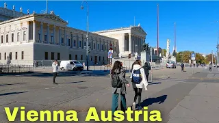 Vienna Austria, Ringstrasse Walking Tour 4K UHD