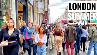 LONDON WALK | Central London Walking Tour - Sunny April 15th, 2022 Afternoon Walk Piccadilly, Soho