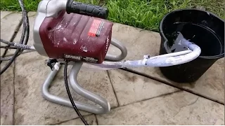 How to repair Harbor Freight Krause & Becker Paint Sprayer System. Failed to prime and spray.