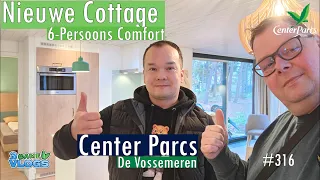 NIEUWE COTTAGE OP DE VOSSEMEREN | 6-PERSOONS COMFORT 107 |VOLLEDIG VERNIEUWD #amfvlogs #centerparcs