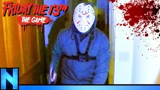 Running From Jason In REAL Friday the 13th Game!