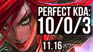 KATARINA vs ZIGGS (MID) | 10/0/3, Quadra, 2.4M mastery, Legendary | NA Master | v11.16