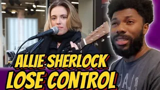 ALLIE SHERLOCK - LOSE CONTROL (TEDDY SWIMS COVER) REACTION VIDEO #alliesherlock #teddyswims