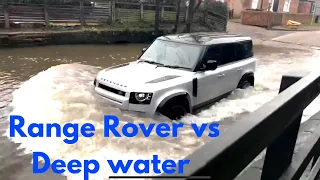 How Range Rover models Perform in Deep Water | UK | Rufford Lane ford Millions watch cars get stuck