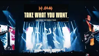 DEF LEPPARD released live video for "Take What You Want" off "Diamond Star Halos"